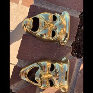 Solid brass Theatre Masks